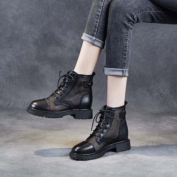 boots mesh women's summer thin 2021 versatile breathable thick bottom hollow single, Black
boots mesh women's summer thin 2021 versatile breathable thick bottom hollow single, Black