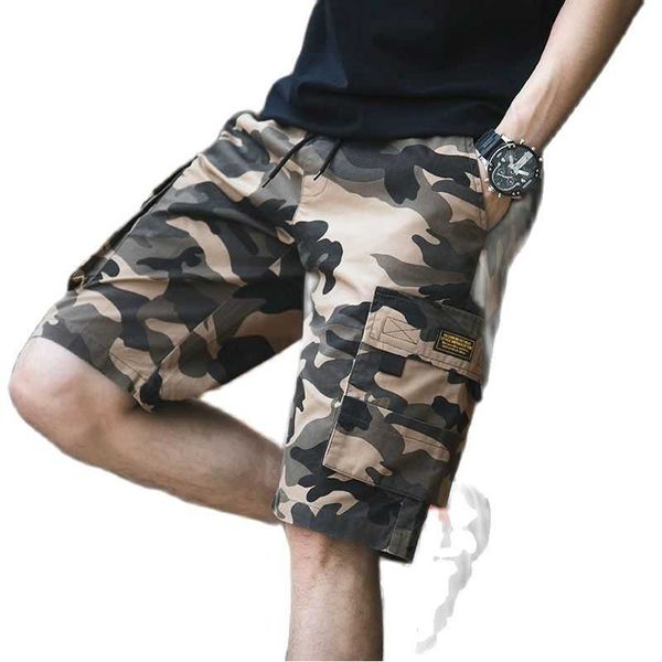 men's shorts casual summer cotton cropped loose ins japanese cargo pants black trend, White;black
men's shorts casual summer cotton cropped loose ins japanese cargo pants black trend, White;black