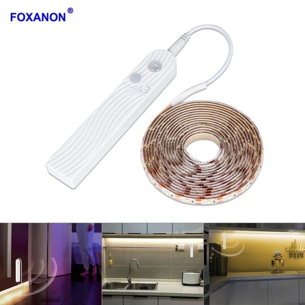 3m dc 5v 2835 smd led pir motion sensor strip light battery power night flexible automatic bed strips
3m dc 5v 2835 smd led pir motion sensor strip light battery power night flexible automatic bed strips