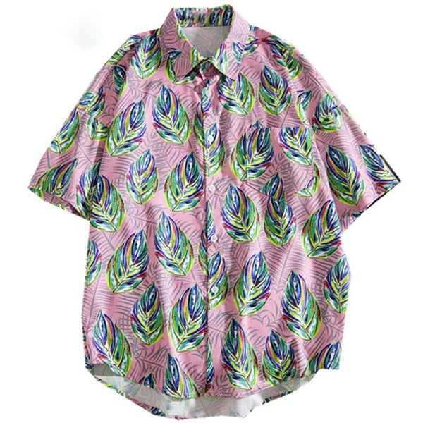 men's casual shirts 2021 leaves printed short sleeve shirt men fashion streetwear hawaii beachwear hip hop harujuku, White;black
men's casual shirts 2021 leaves printed short sleeve shirt men fashion streetwear hawaii beachwear hip hop harujuku, White;black