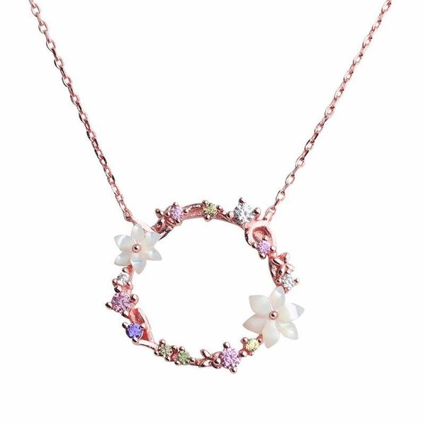 pendant necklaces fashion for woman zircon shell flower collarbone chain wreath choker necklace female jewelry, Silver
pendant necklaces fashion for woman zircon shell flower collarbone chain wreath choker necklace female jewelry, Silver