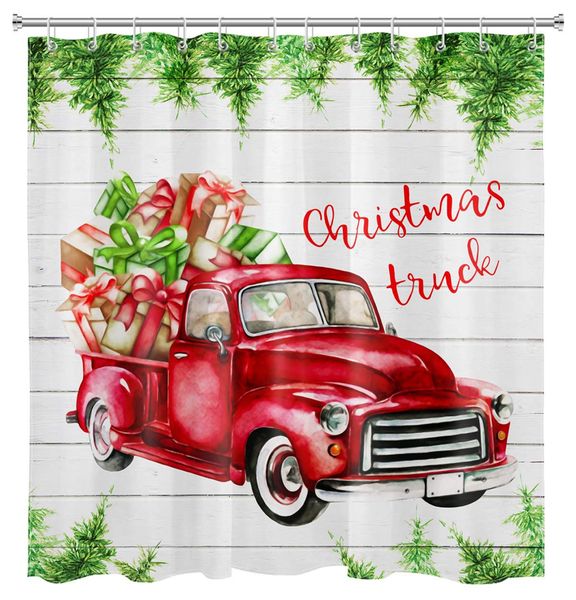 christmas truck shower curtains for bathroom green pine rustic wood farmhouse new year shower curtain set with hooks 72x78 inch
christmas truck shower curtains for bathroom green pine rustic wood farmhouse new year shower curtain set with hooks 72x78 inch