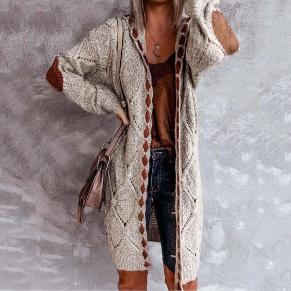 women's jackets womens patchwork cardigan long sleeve open front knit sweaters coat pockets for women jacket 2021, Black;brown
women's jackets womens patchwork cardigan long sleeve open front knit sweaters coat pockets for women jacket 2021, Black;brown