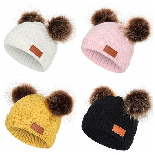 caps & hats knitted twist baby hat double pompom toddler boys girls autumn winter crochet warm kids cap solid color bonnet, Yellow
caps & hats knitted twist baby hat double pompom toddler boys girls autumn winter crochet warm kids cap solid color bonnet, Yellow
