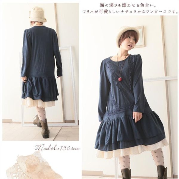 casual dresses winter thicken knitted women dress loose plus size vintage mori girl cotton vestido branco curto boho novelty, Black;gray 
casual dresses winter thicken knitted women dress loose plus size vintage mori girl cotton vestido branco curto boho novelty, Black;gray