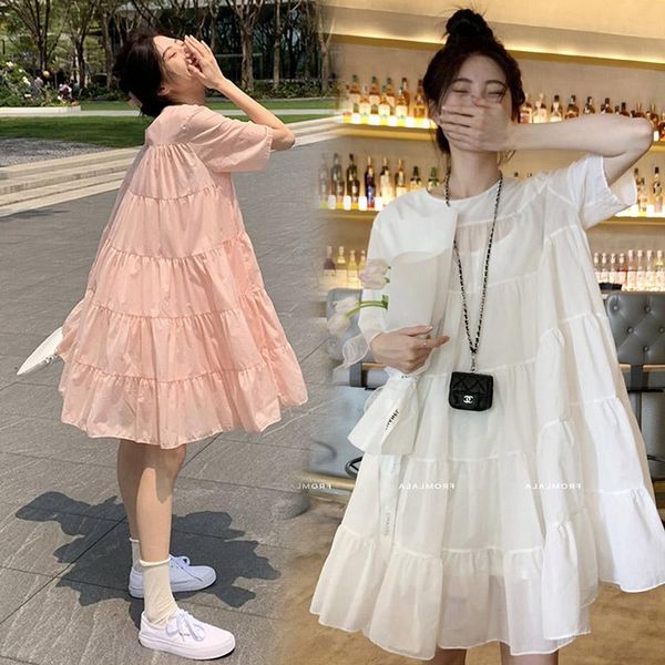 summer loose pregnant woman dress with liner ruffles patchwork ball gown suits plus size princess maternity set dresses, White
summer loose pregnant woman dress with liner ruffles patchwork ball gown suits plus size princess maternity set dresses, White