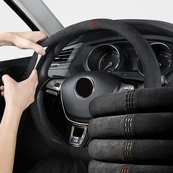 steering wheel covers 38cm ultra-thin cover non-slip d-shaped round breathable sweat-absorbent suede for all seasons
steering wheel covers 38cm ultra-thin cover non-slip d-shaped round breathable sweat-absorbent suede for all seasons