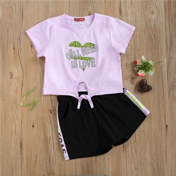 clothing sets 5-14 years kids girl summer clothes set print crew neck t-shirt and short pants 2-piece suits children girls casual, White
clothing sets 5-14 years kids girl summer clothes set print crew neck t-shirt and short pants 2-piece suits children girls casual, White