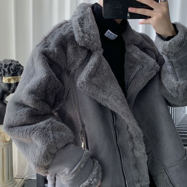 men's jackets privathinker - men's winter coat, harajuku windbreaker, synthetic fur, soft, thick, solid color, casual jacket, Black;brown
men's jackets privathinker - men's winter coat, harajuku windbreaker, synthetic fur, soft, thick, solid color, casual jacket, Black;brown