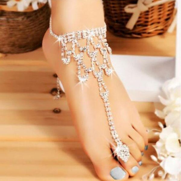 anklets summer beach barefoot sandals full crystal toe ring fashion bohemia bridal on leg foot jewelry charm anklet for women, Red;blue
anklets summer beach barefoot sandals full crystal toe ring fashion bohemia bridal on leg foot jewelry charm anklet for women, Red;blue