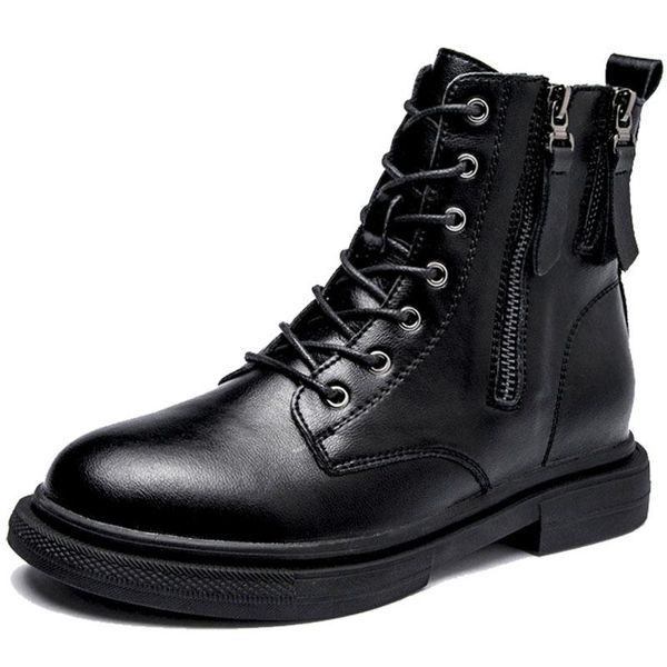 boots womens autumn winter british style leather motorcycle short tide wild double zipper shoes women, Black
boots womens autumn winter british style leather motorcycle short tide wild double zipper shoes women, Black