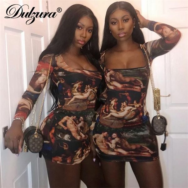 dulzura oil painting vintage women mini dress long sleeve bodycon bandage streetwear party clubwear elegant 2021 summer, Black;gray
dulzura oil painting vintage women mini dress long sleeve bodycon bandage streetwear party clubwear elegant 2021 summer, Black;gray