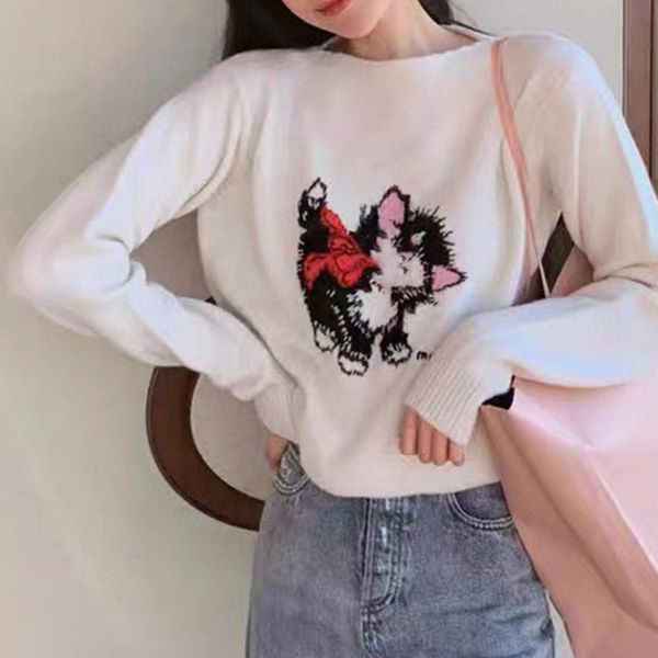 high version (ins) miao miao's 2120 early autumn star same sweetheart women's pullover 07273, Black
high version (ins) miao miao's 2120 early autumn star same sweetheart women's pullover 07273, Black