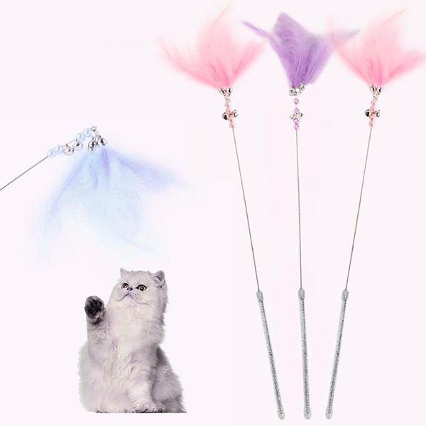 cat toys 1pcs teaser wand fake colorful feather play toy kitten funny playing stick for pet supplies accessories
cat toys 1pcs teaser wand fake colorful feather play toy kitten funny playing stick for pet supplies accessories
