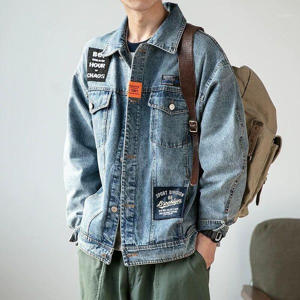 autumn winter 2021 teenager denim jacket men's handsome street fashion brand tooling retro japanese loose student jackets, Black;brown
autumn winter 2021 teenager denim jacket men's handsome street fashion brand tooling retro japanese loose student jackets, Black;brown