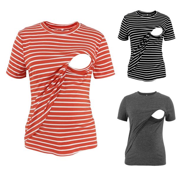 maternity dress maternity pajamas nightgown breastfeeding t-shirts pregnant women nursing blouse nightwear striped sleepwear clothes, White
maternity dress maternity pajamas nightgown breastfeeding t-shirts pregnant women nursing blouse nightwear striped sleepwear clothes, White