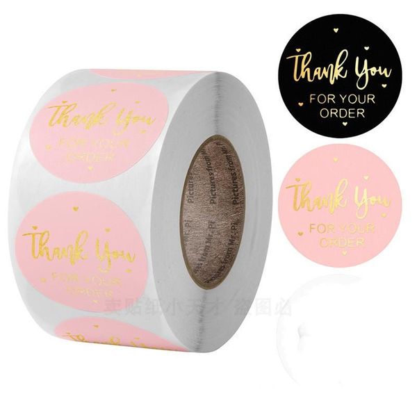 gift wrap 500pcs/roll pink decor labels thank you order handmade baking box wedding envelope sealing glue sticker party supplies
gift wrap 500pcs/roll pink decor labels thank you order handmade baking box wedding envelope sealing glue sticker party supplies