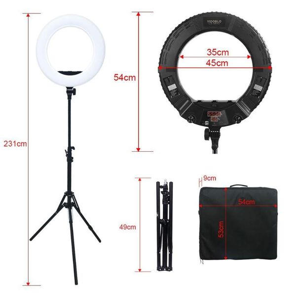 45cm led ring lights lamp kit with tripod yidoblo lx-480d bi-color makeup vlog pographic lighting for youtube po flash heads
45cm led ring lights lamp kit with tripod yidoblo lx-480d bi-color makeup vlog pographic lighting for youtube po flash heads