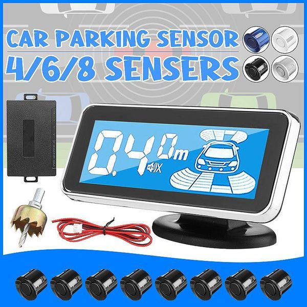 car video parking sensor back reverse lcd digital screen sound alarm probes parktronic system front voice buzzer 4/6/8 radars 8
car video parking sensor back reverse lcd digital screen sound alarm probes parktronic system front voice buzzer 4/6/8 radars 8