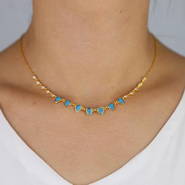 pendant necklaces arrived blue opal stone paved women short neckalce jewelry for wedding necklace with multi charm, Silver
pendant necklaces arrived blue opal stone paved women short neckalce jewelry for wedding necklace with multi charm, Silver
