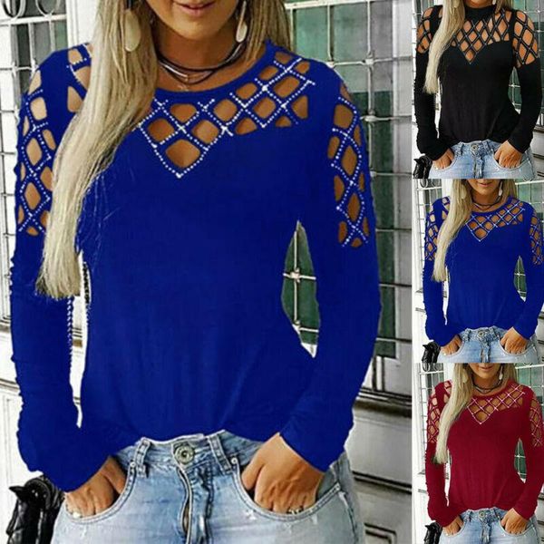brand new women's blouses autumn ladies long sleeve sim fit neck casual blouse skinny hollow out sequined fashion 2021, White
brand new women's blouses autumn ladies long sleeve sim fit neck casual blouse skinny hollow out sequined fashion 2021, White