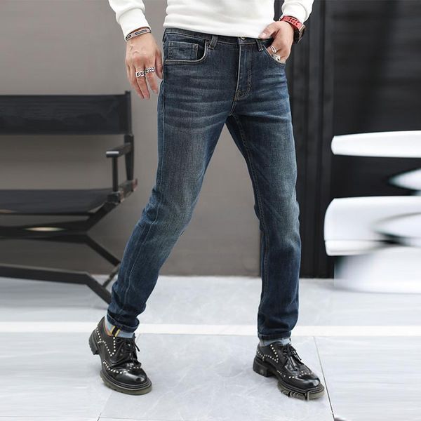 men's jeans sq10303 fashion 2021 runway luxury european design party style clothing, Blue
men's jeans sq10303 fashion 2021 runway luxury european design party style clothing, Blue