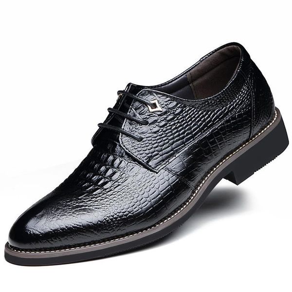 dress shoes crocodile skin lace up mens spring and autumn flat business gingham male office career, Black
dress shoes crocodile skin lace up mens spring and autumn flat business gingham male office career, Black
