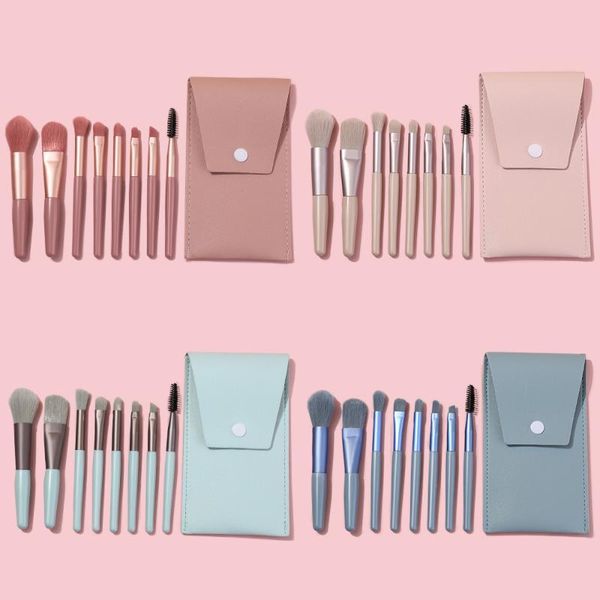 makeup brushes a set of 8 mini for beginners, portable nascent soft hair eye shadow brush with wooden handle
makeup brushes a set of 8 mini for beginners, portable nascent soft hair eye shadow brush with wooden handle