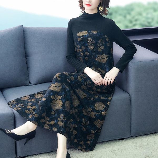 casual dresses 2021 autumn vintage print 5xl plus size sequins dress elegant women bodycon vestidos winter plush padded warm midi, Black;gray
casual dresses 2021 autumn vintage print 5xl plus size sequins dress elegant women bodycon vestidos winter plush padded warm midi, Black;gray