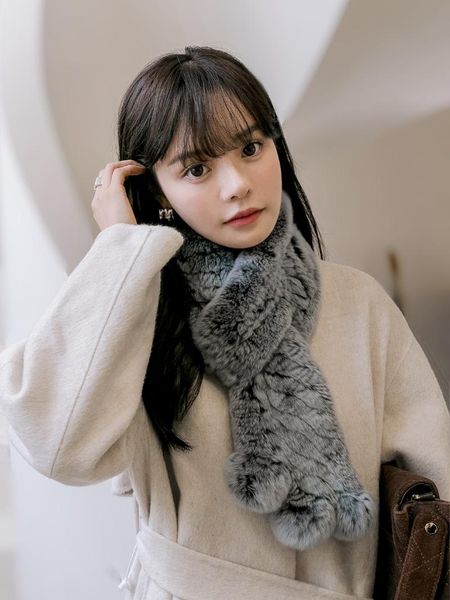 scarves real rex fur scarf warm soft knitted wraps elegant collar for women girls handmade shrug with pompom wholesale price, Blue;gray
scarves real rex fur scarf warm soft knitted wraps elegant collar for women girls handmade shrug with pompom wholesale price, Blue;gray