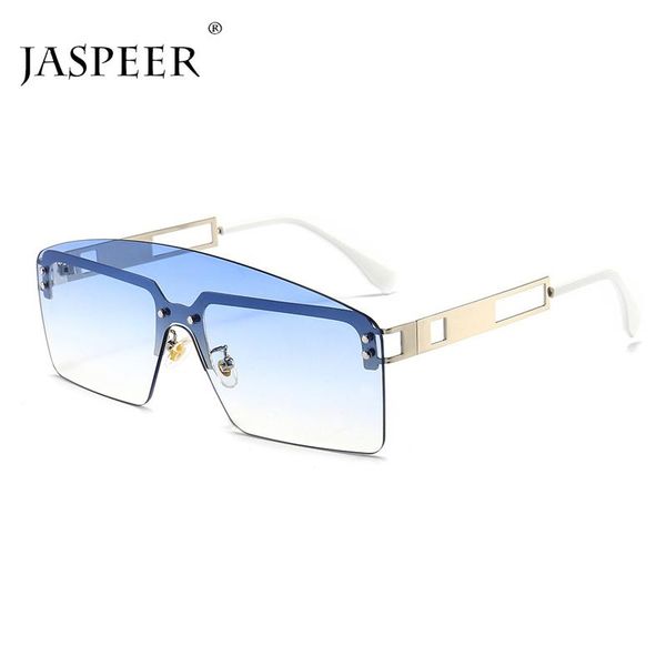 sunglasses jaspeer oversized men uv400 brand designer rimless gradient sun glasses women one piece big frame shades eyewear, White;black
sunglasses jaspeer oversized men uv400 brand designer rimless gradient sun glasses women one piece big frame shades eyewear, White;black