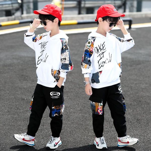 clothing sets 2021 hip hop boy anime suit teenager children korean graffiti hooded cotton sweater + pants 5 6 7 8 9 10 11 12 year, White
clothing sets 2021 hip hop boy anime suit teenager children korean graffiti hooded cotton sweater + pants 5 6 7 8 9 10 11 12 year, White