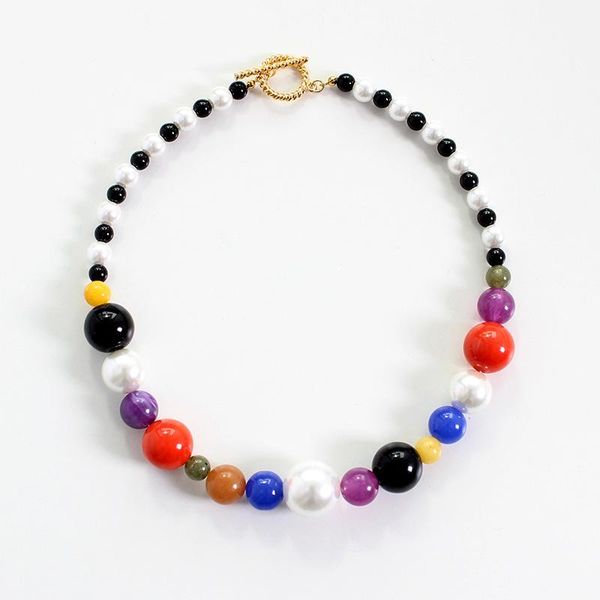 chains timeless wonder sweet candy color faux pearl choker necklace women jewelry goth designer ins korean party date gift emo 8366, Silver
chains timeless wonder sweet candy color faux pearl choker necklace women jewelry goth designer ins korean party date gift emo 8366, Silver