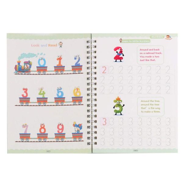 magic practice copybook english tracing grooves design baby writing c44 notepads, Purple;pink
magic practice copybook english tracing grooves design baby writing c44 notepads, Purple;pink