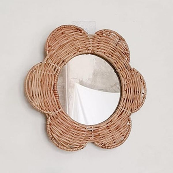 mirrors nordic style wall mounted hanging mirror creative rattan star flower frame dressing bathroom bedroom makeup decor
mirrors nordic style wall mounted hanging mirror creative rattan star flower frame dressing bathroom bedroom makeup decor