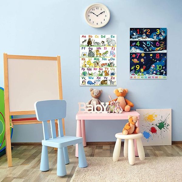 paintings kids educational alphabet number wall chart poster for children toddlers home preschool kindergarten learning painting
paintings kids educational alphabet number wall chart poster for children toddlers home preschool kindergarten learning painting