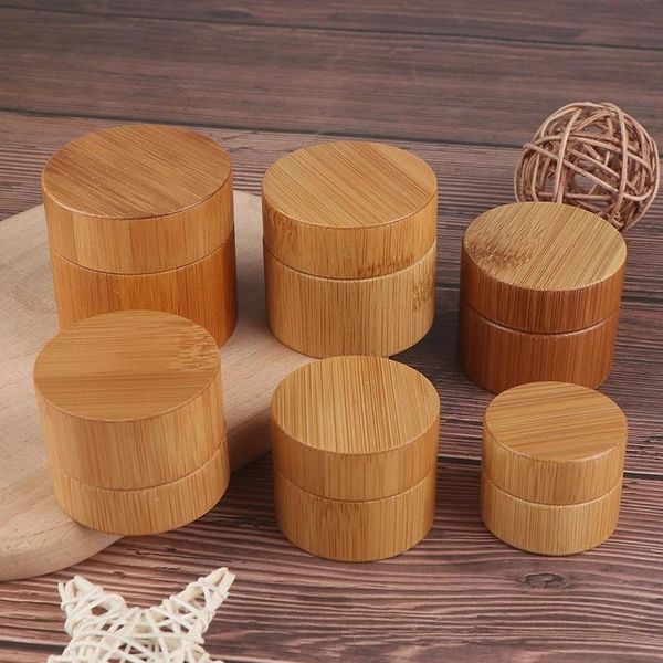 storage bottles & jars bamboo portable round bottle cream jar nail art mask refillable empty cosmetic makeup container box 5 10 20 30 g
storage bottles & jars bamboo portable round bottle cream jar nail art mask refillable empty cosmetic makeup container box 5 10 20 30 g