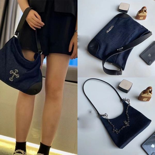 new denim middle ancient bag croix armpit vintage sling shoulder french stick female handbags
new denim middle ancient bag croix armpit vintage sling shoulder french stick female handbags