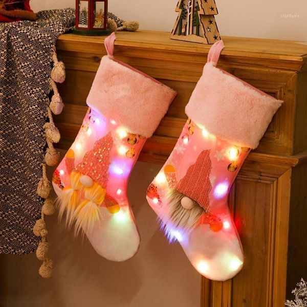 christmas decorations 2022 year glow pink stocking sack xmas gift candy bag tree decor for home sock hanging deco
christmas decorations 2022 year glow pink stocking sack xmas gift candy bag tree decor for home sock hanging deco