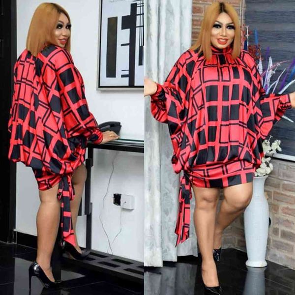 dresses african dresses for women african clothes pleated midi dress 2021 dashiki ladies long sleeve ankara africa dress elegant dress, Black;gray