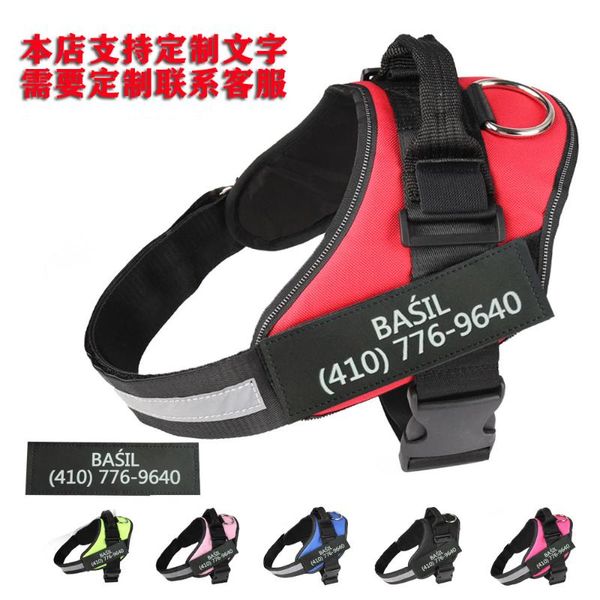 dog harness no pull reflective breathable adjustable pet vest with id custom patch outdoor walking supplies collars & leashes
dog harness no pull reflective breathable adjustable pet vest with id custom patch outdoor walking supplies collars & leashes