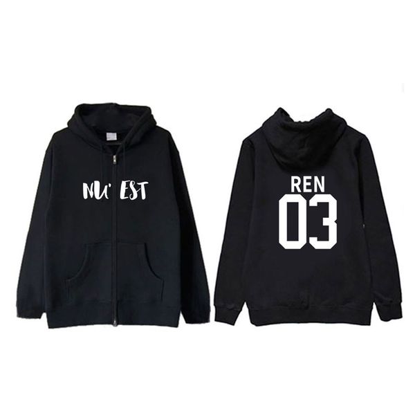 nuest album zipper sweater spring and autumn korean loose student casual temperament commuter coat, Black
nuest album zipper sweater spring and autumn korean loose student casual temperament commuter coat, Black