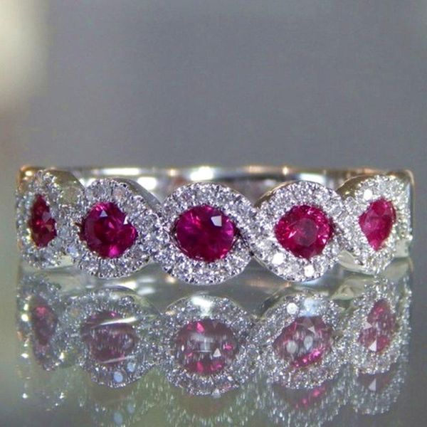 cluster rings red green crystal ruby emerald gemstones zircon diamonds for women white gold silver color jewelry bijoux wedding gifts, Golden;silver
cluster rings red green crystal ruby emerald gemstones zircon diamonds for women white gold silver color jewelry bijoux wedding gifts, Golden;silver