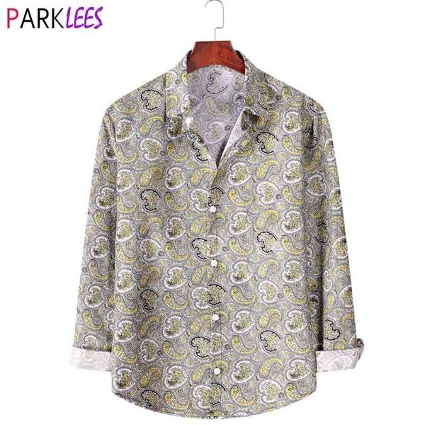 vintage paisley shirt men long sleeve retro style mens dress shirts chemise homme stylish design party social casual shirt male 210522, White;black
vintage paisley shirt men long sleeve retro style mens dress shirts chemise homme stylish design party social casual shirt male 210522, White;black