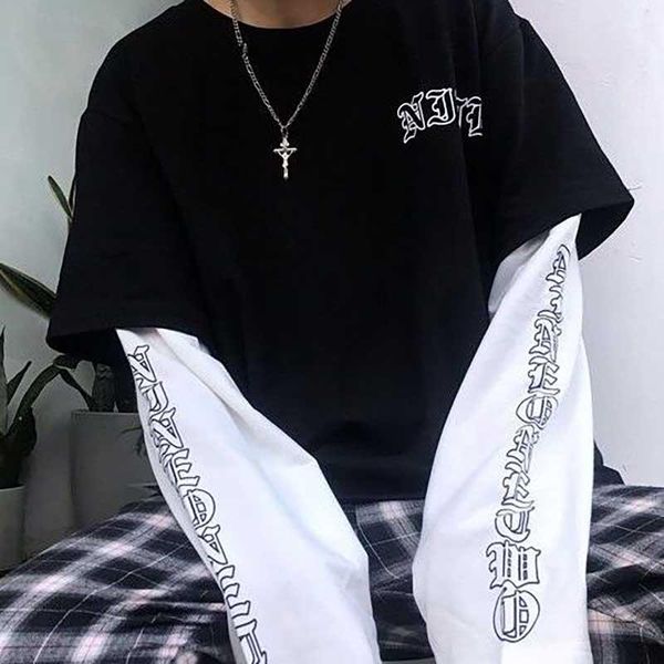women's t-shirt foufurieux japan harajuku black white hip hop t-shirts men women spring couple long sleeve loose t shirt casual letter
women's t-shirt foufurieux japan harajuku black white hip hop t-shirts men women spring couple long sleeve loose t shirt casual letter
