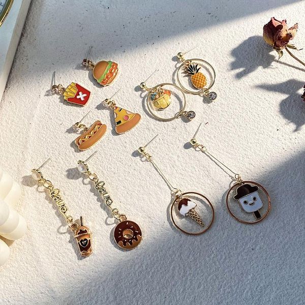 dangle & chandelier korean version of creative fun cartoon french fries burger earrings retro cute sweet elegant fresh ear jewelry female, Silver
dangle & chandelier korean version of creative fun cartoon french fries burger earrings retro cute sweet elegant fresh ear jewelry female, Silver