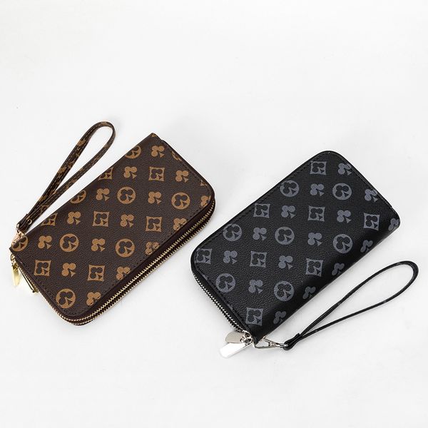 bag handbag double zipper wallet men's and women's card fashion simple long large capacity hand zero, Black;red
bag handbag double zipper wallet men's and women's card fashion simple long large capacity hand zero, Black;red