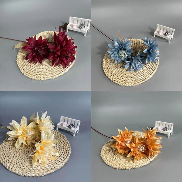 decorative flowers & wreaths 67cm 3 heads large claw chrysanthemum artificial wedding simulation flower hall ceiling el props
decorative flowers & wreaths 67cm 3 heads large claw chrysanthemum artificial wedding simulation flower hall ceiling el props