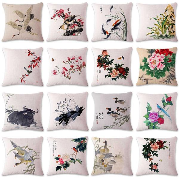 linen home pillow peony cover cotton cushion case 18'' decoration sofa cushion/decorative
linen home pillow peony cover cotton cushion case 18'' decoration sofa cushion/decorative