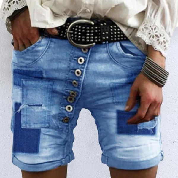 women's shorts summer jeans casual pocket stitching design all matched street denim sweat-absorbent, White;black
women's shorts summer jeans casual pocket stitching design all matched street denim sweat-absorbent, White;black